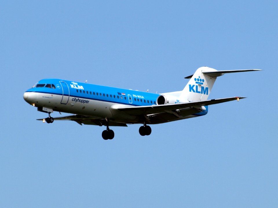 PH-WXA Fokker 70 KLM