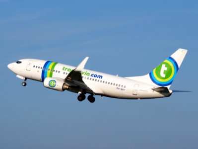 PH-XRY Transavia Boeing 737-700 takeoff from Schiphol (AMS - EHAM), The Netherlands, 17may2014, pic-3