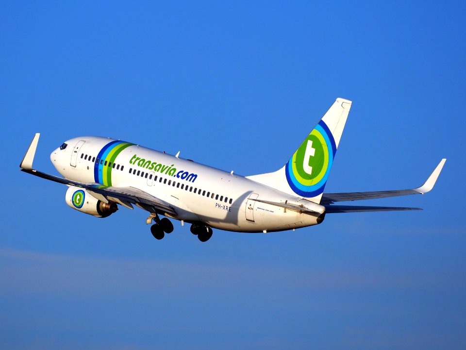 PH-XRE Transavia Boeing 737-7K2(WL) takeoff from Polderbaan, Schiphol (AMS - EHAM), pic3