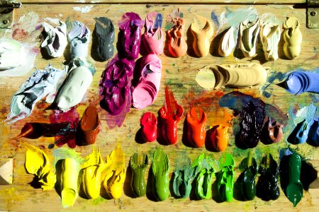 Of pallets oil paintings palette