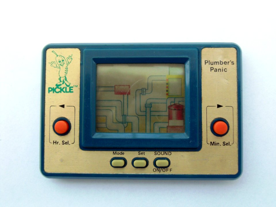Pickle Plumber's Panic handheld electronic game