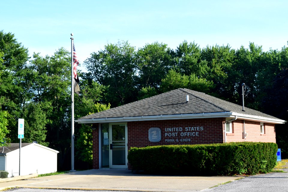 Piasa, IL post office
