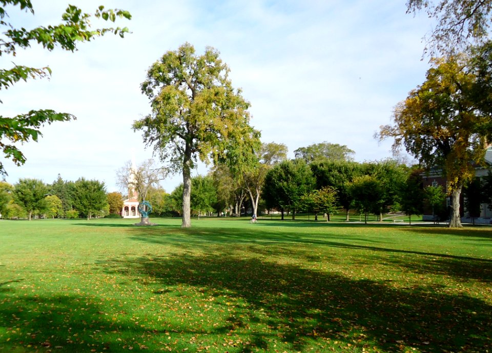Phillips Academy Andover Massachusetts campus green and buildings