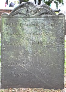 Phillips (Elizabeth), 1782, Granary Burying Ground, 2010-07-01