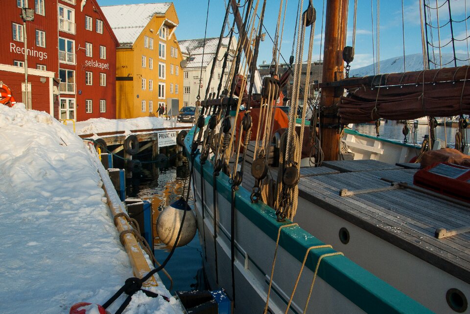 Lapland port sailboat
