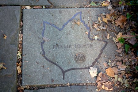 Phillip Lopate - Brooklyn Celebrity Path - DSC07897