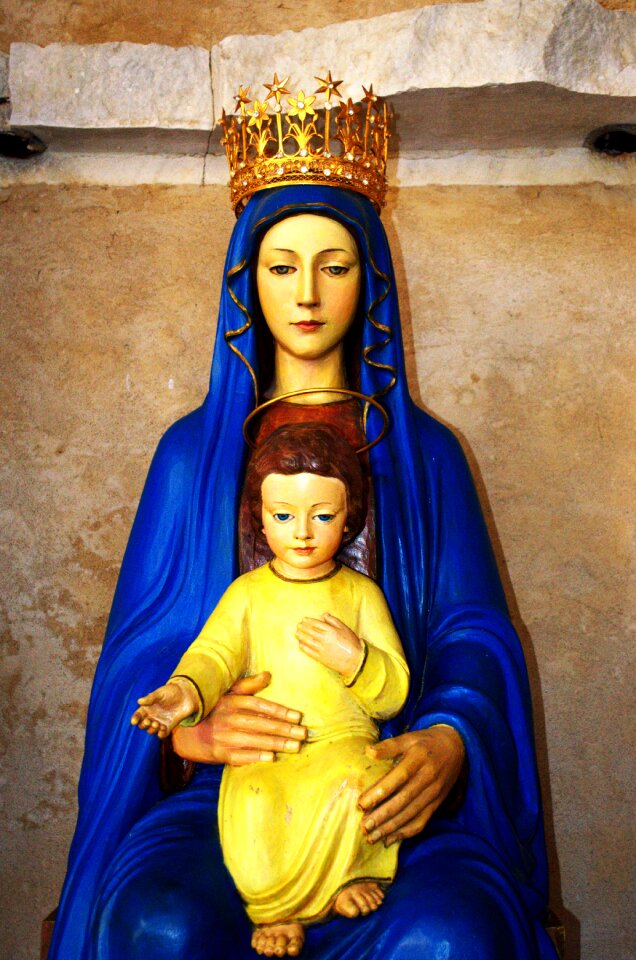 Figure woman mother of god