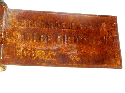 Piacé (Sarthe) plaque de cocher C5 Moiré la Haute (03)