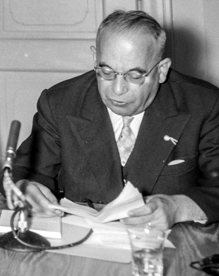 Piero Malvestiti, cropped from Installatie van de nieuwe autoreitiet van de EKSG te Luxemburg, Bestanddeelnr 910-6756