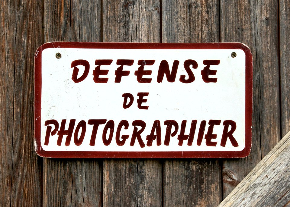Photography forbidden