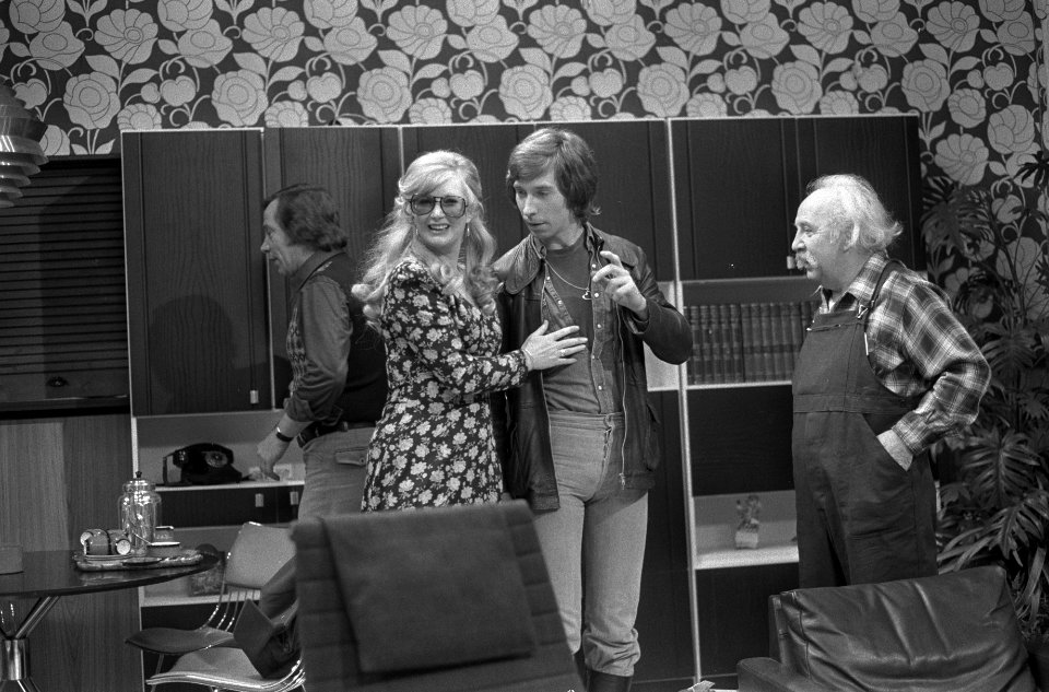 Piet Römer, Adèle Bloemendaal, debuterende zoon Han Römer en Lex Goudsmit tijden, Bestanddeelnr 926-9580