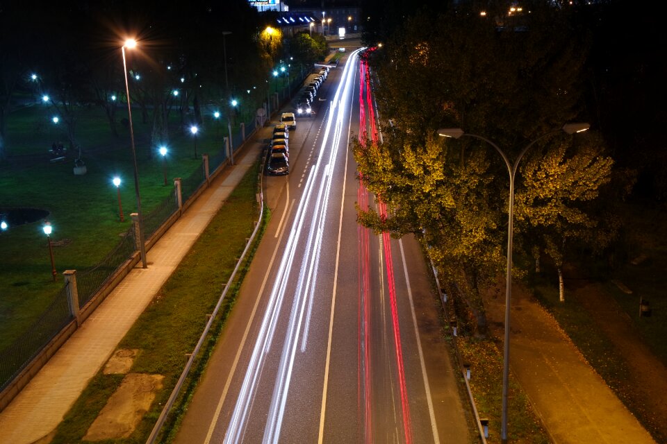 Roads streets night-time