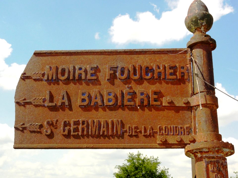 Piacé (Sarthe) plaque de cocher C5 Moiré la Haute (02)