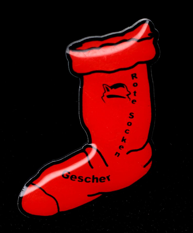 Pin Karneval Gescher Rote Socken