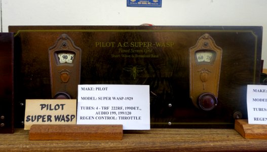 Pilot A.C. Super-Wasp - New England Wireless & Steam Museum - East Greenwich, RI - DSC06521