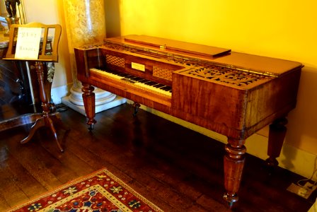 Piano, John Broadwood & Sons, date unknown - Saloon - Shugborough Hall - Staffordshire, England - DSC00395