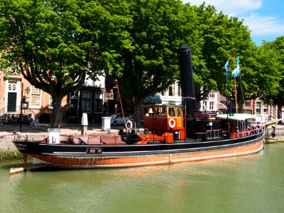 Pieter Boele (tugboat, 1893), Stoomsleepboot in binnenhaven - Dordrecht pic4