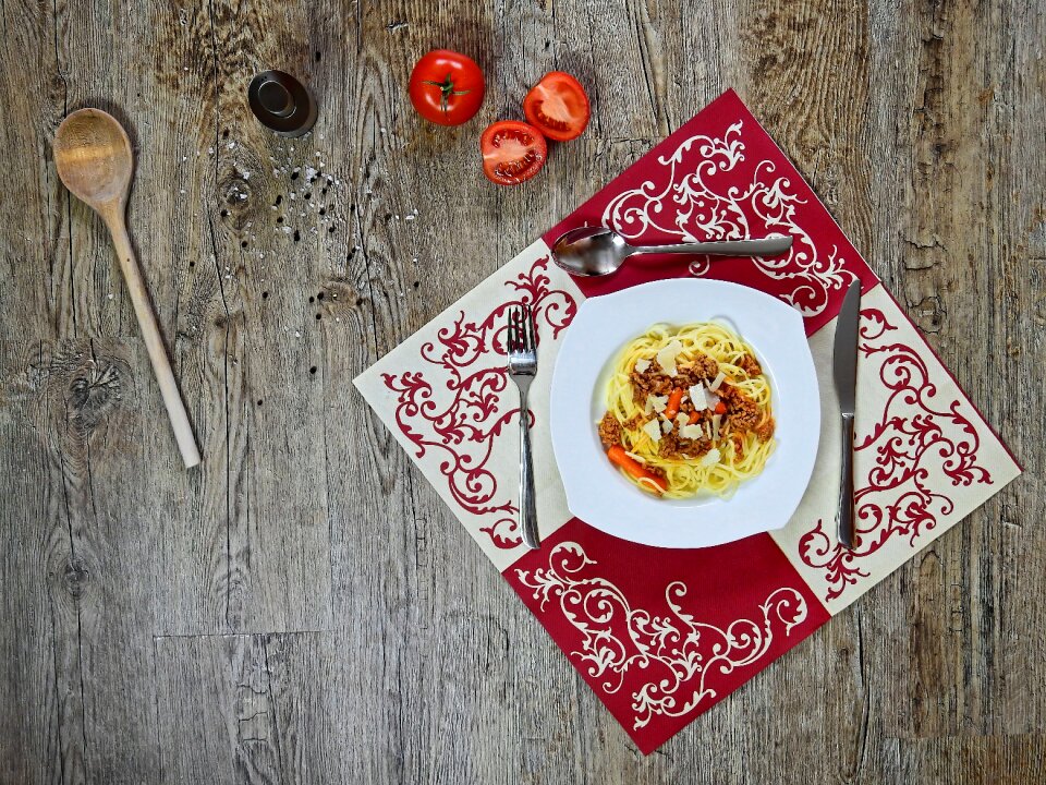 Spaghetti eat food