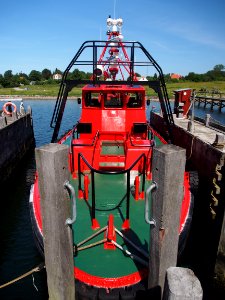 Pilot boat Sirius at its base in the Odense Fjord (Gabet road) pic2