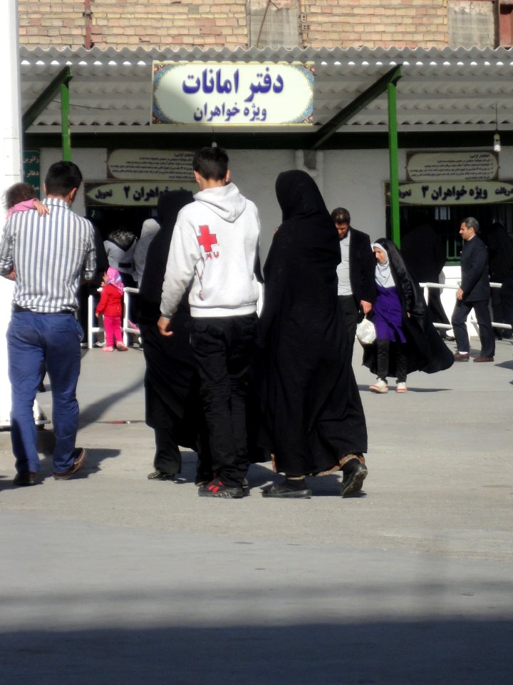 Pilgrims and People around the Holy shrine of Imam Reza at Niruz days - Mashhad - Khorasan - Iran 086