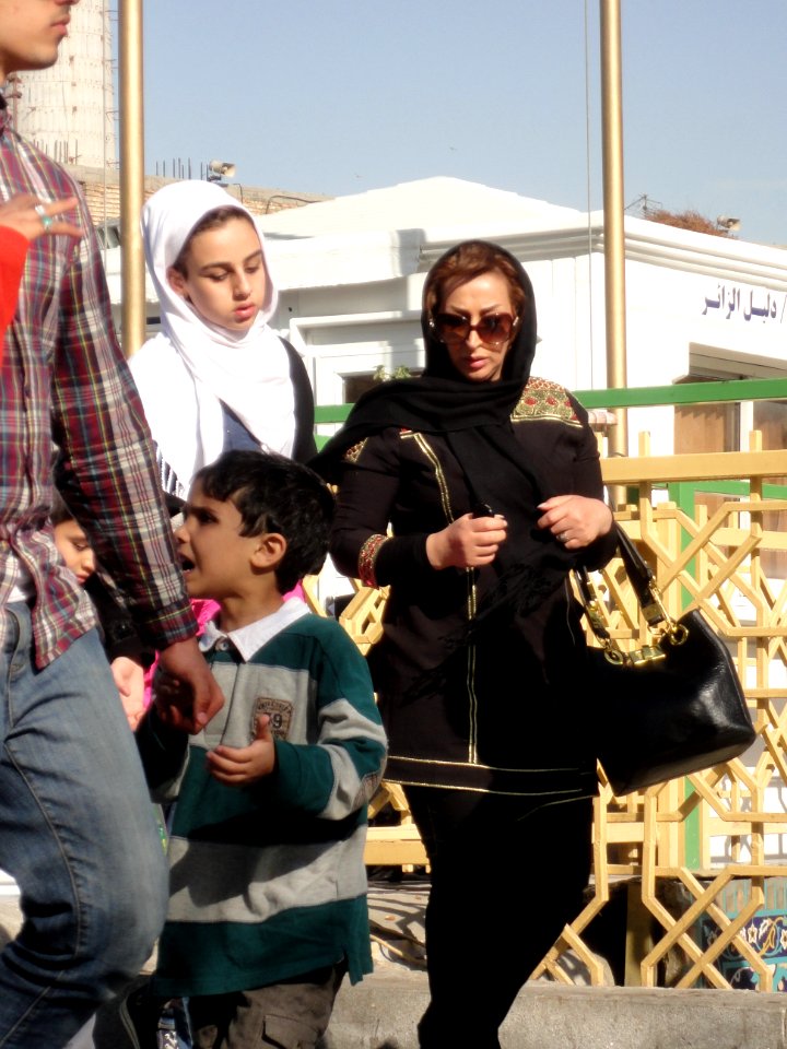 Pilgrims and People around the Holy shrine of Imam Reza at Niruz days - Mashhad - Khorasan - Iran 077