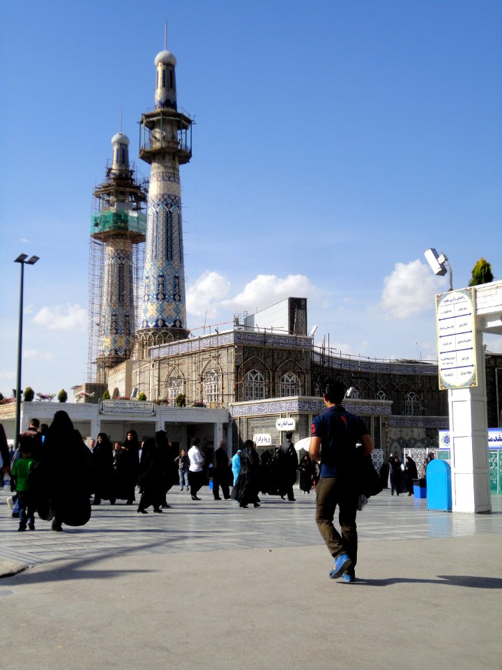 Pilgrims and People around the Holy shrine of Imam Reza at Niruz days - Mashhad - Khorasan - Iran 018