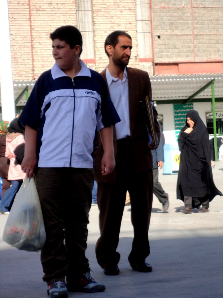 Pilgrims and People around the Holy shrine of Imam Reza at Niruz days - Mashhad - Khorasan - Iran 099