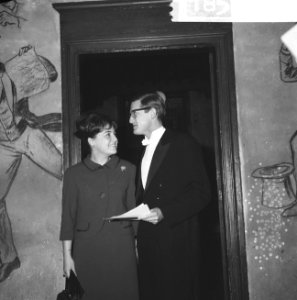 Pieter van Vollenhoven, verloofde van prinses Margriet, na het slagen voor zijn , Bestanddeelnr 918-5126