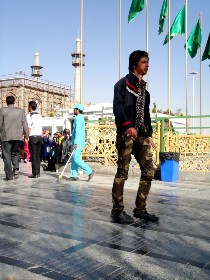 Pilgrims and People around the Holy shrine of Imam Reza at Niruz days - Mashhad - Khorasan - Iran 052