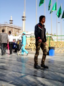 Pilgrims and People around the Holy shrine of Imam Reza at Niruz days - Mashhad - Khorasan - Iran 052