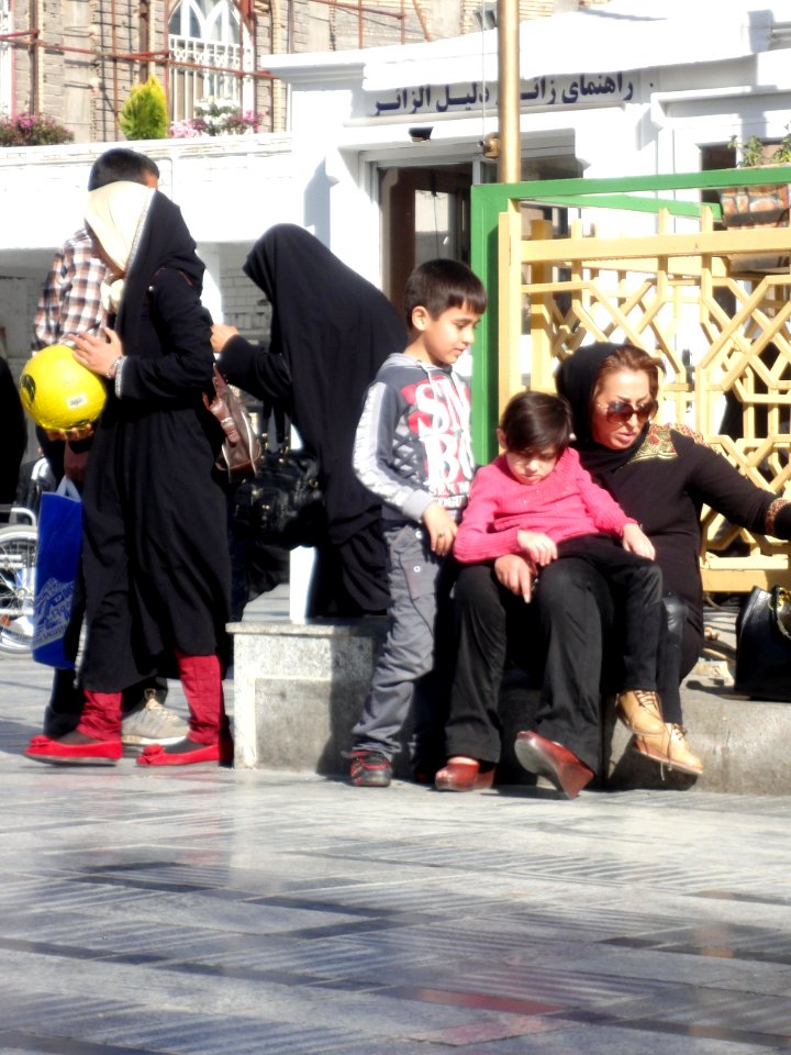 Pilgrims and People around the Holy shrine of Imam Reza at Niruz days - Mashhad - Khorasan - Iran 074