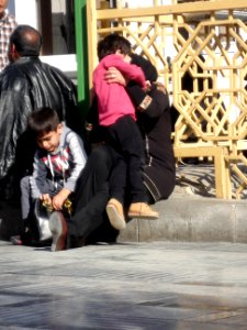 Pilgrims and People around the Holy shrine of Imam Reza at Niruz days - Mashhad - Khorasan - Iran 066