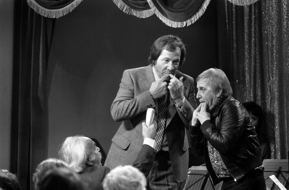 Piet Römer (l) en Leen Jongewaard (r), Bestanddeelnr 927-1203