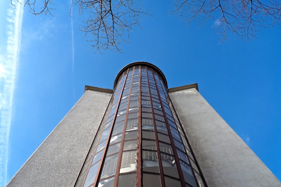 Glass facade window photo