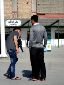 Pilgrims and People around the Holy shrine of Imam Reza at Niruz days - Mashhad - Khorasan - Iran 029