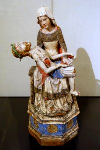 Pieta, Rhineland, c. 1380-1390, walnut, polychrome - Museum Schnütgen - Cologne, Germany - DSC00062