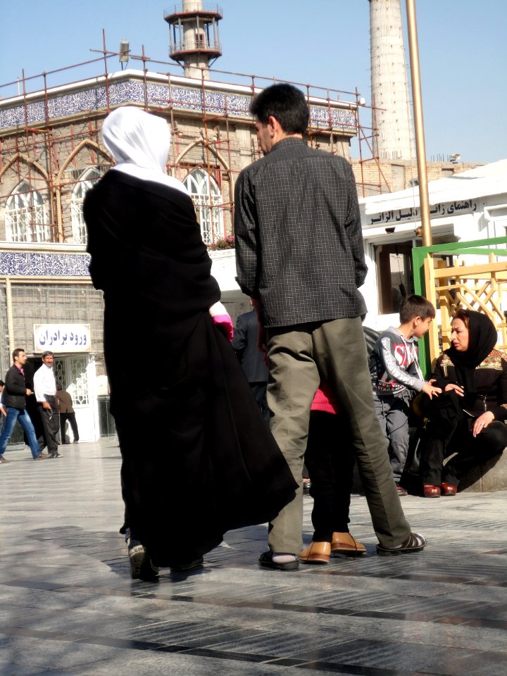 Pilgrims and People around the Holy shrine of Imam Reza at Niruz days - Mashhad - Khorasan - Iran 056