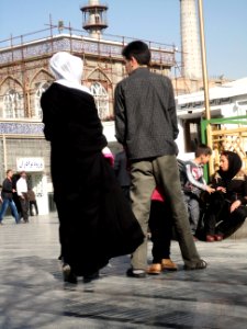 Pilgrims and People around the Holy shrine of Imam Reza at Niruz days - Mashhad - Khorasan - Iran 056