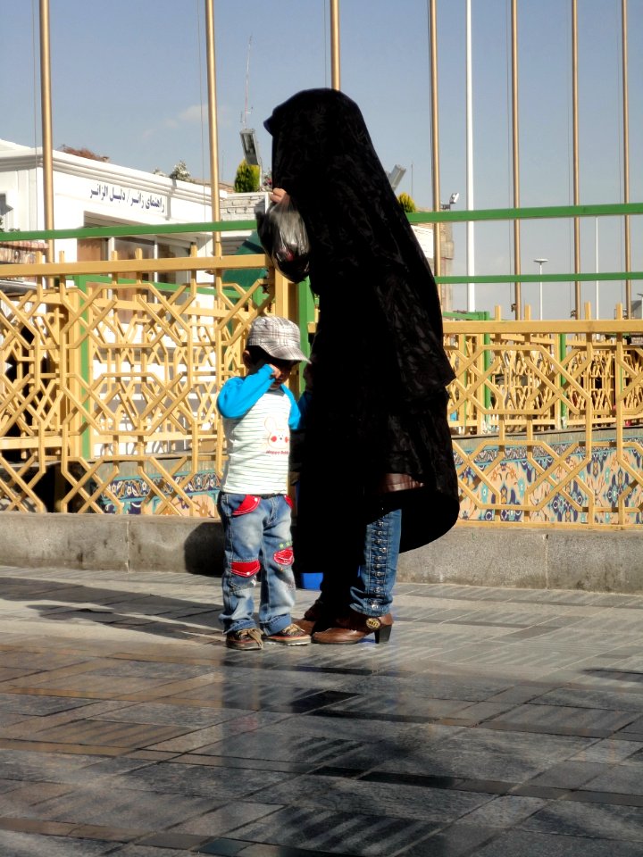 Pilgrims and People around the Holy shrine of Imam Reza at Niruz days - Mashhad - Khorasan - Iran 054