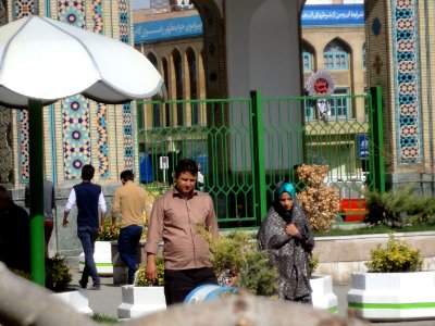 Pilgrims and People around the Holy shrine of Imam Reza at Niruz days - Mashhad - Khorasan - Iran 003