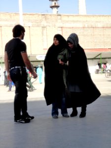 Pilgrims and People around the Holy shrine of Imam Reza at Niruz days - Mashhad - Khorasan - Iran 081