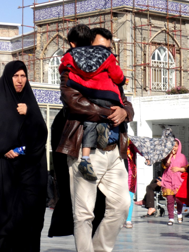 Pilgrims and People around the Holy shrine of Imam Reza at Niruz days - Mashhad - Khorasan - Iran 073