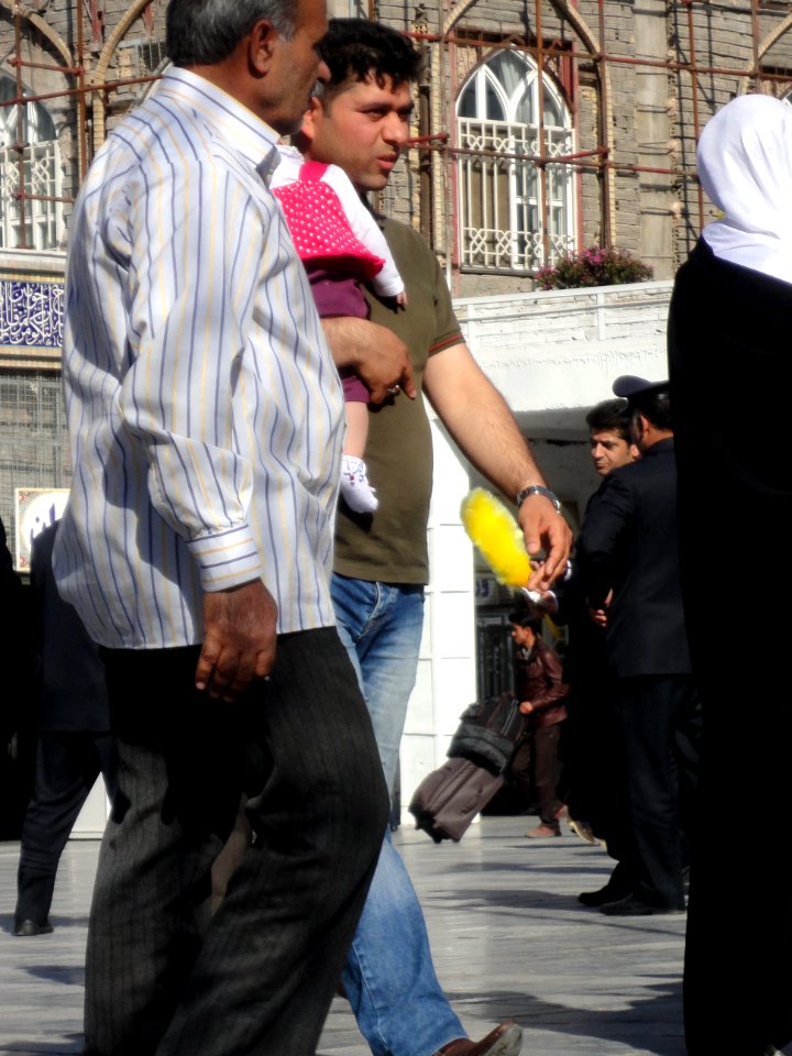 Pilgrims and People around the Holy shrine of Imam Reza at Niruz days - Mashhad - Khorasan - Iran 059