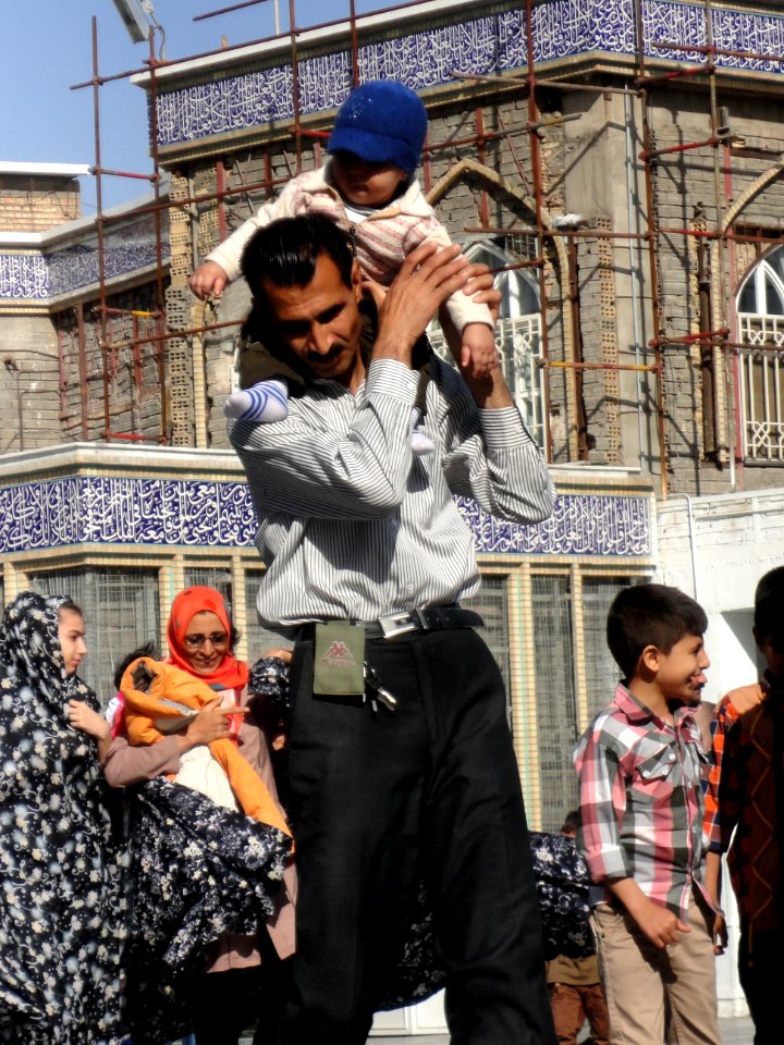 Pilgrims and People around the Holy shrine of Imam Reza at Niruz days - Mashhad - Khorasan - Iran 057