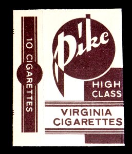 Pike cigarettes package, photo 1