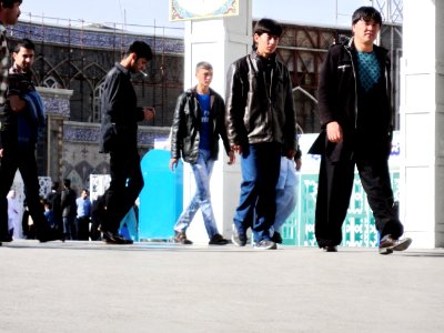 Pilgrims and People around the Holy shrine of Imam Reza at Niruz days - Mashhad - Khorasan - Iran 041