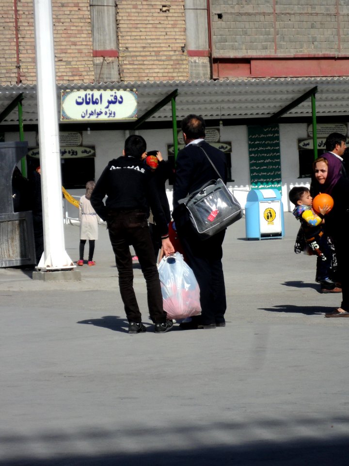 Pilgrims and People around the Holy shrine of Imam Reza at Niruz days - Mashhad - Khorasan - Iran 012