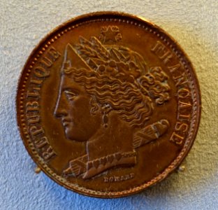 Piefort, France, 10 centimes, 1848 - Bode-Museum - DSC02609