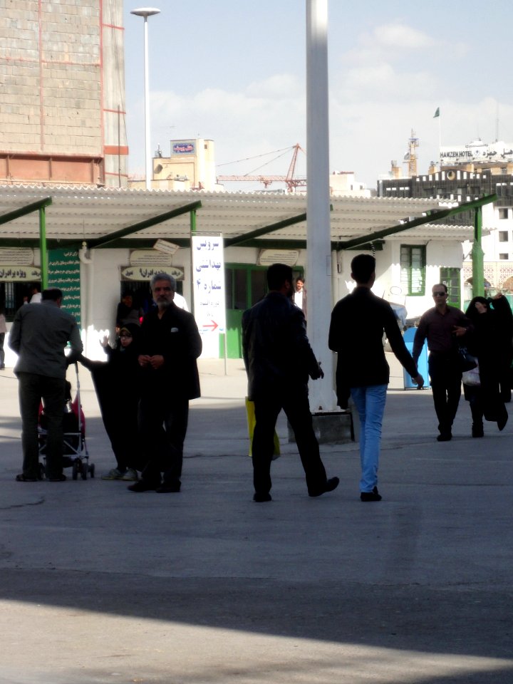 Pilgrims and People around the Holy shrine of Imam Reza at Niruz days - Mashhad - Khorasan - Iran 014