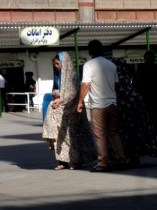 Pilgrims and People around the Holy shrine of Imam Reza at Niruz days - Mashhad - Khorasan - Iran 089